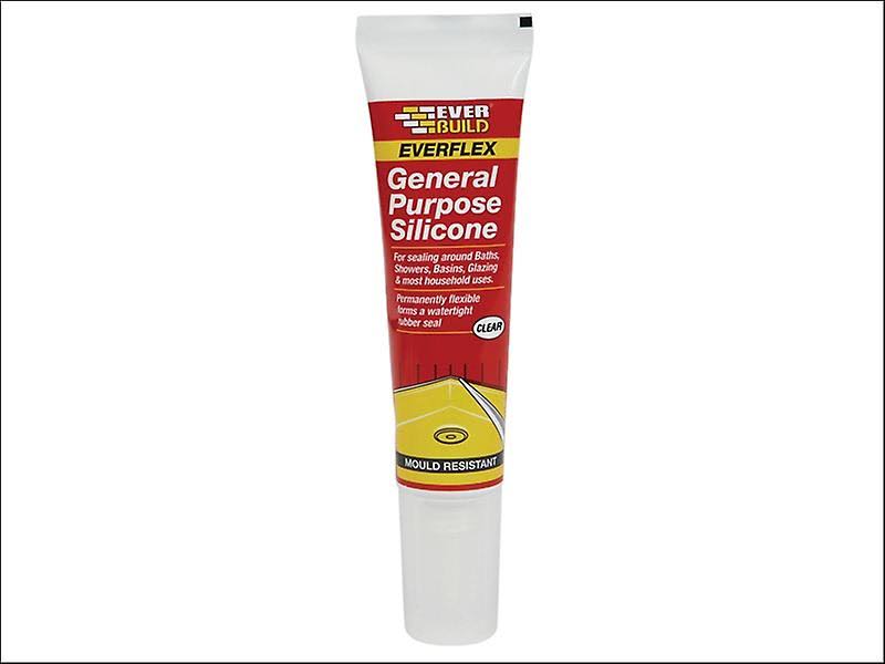 Everbuild General Purpose Easi Squeeze Silicone Sealant - Clear