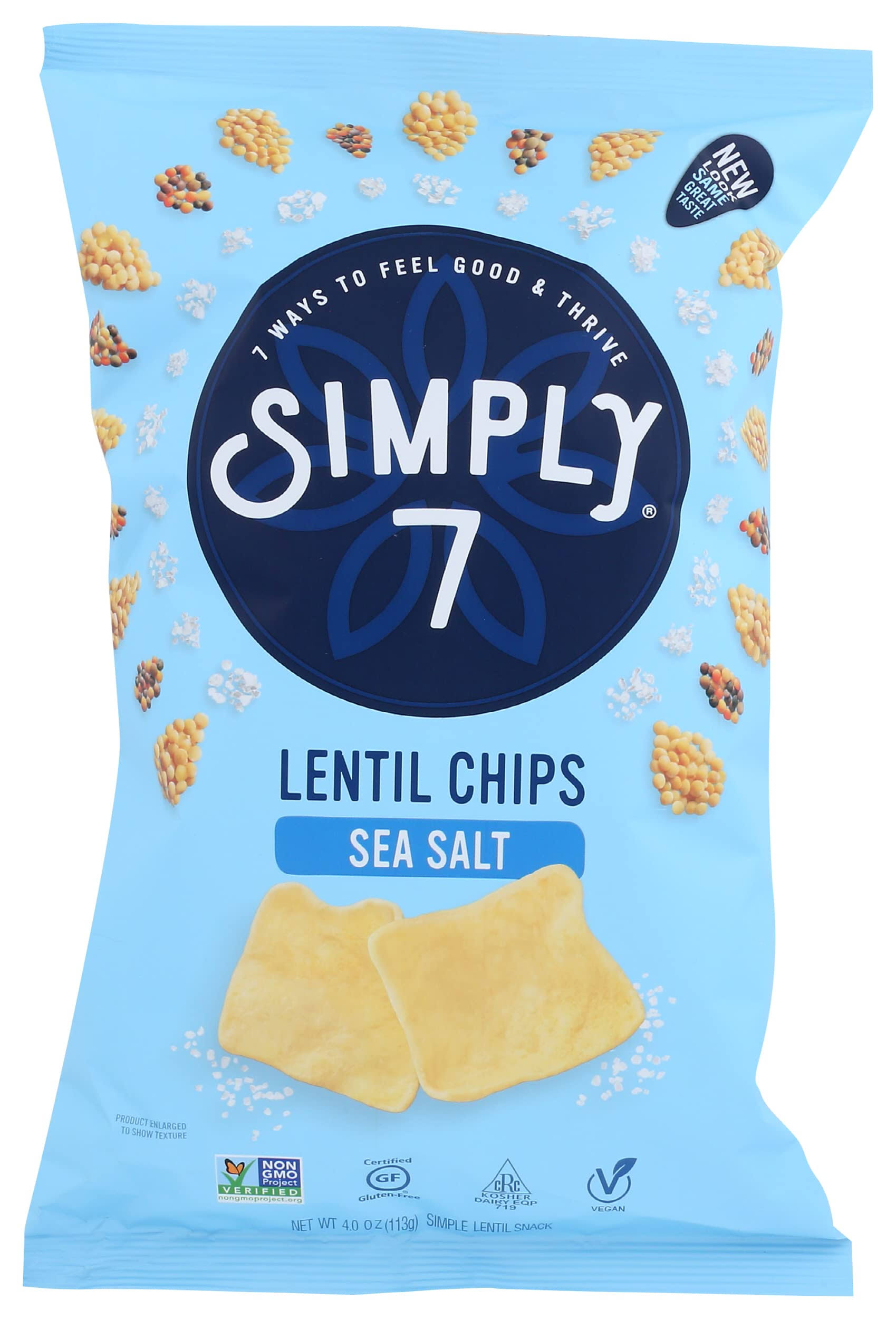 Simply 7 Lentil Chips - Sea Salt