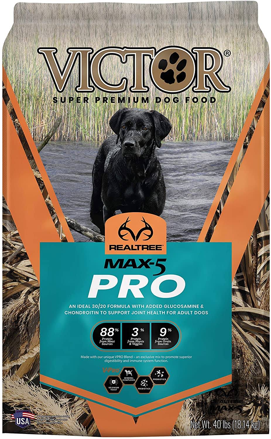 Victor Realtree MAX-5 PRO 7001 40lb Beef Dry Dog Food