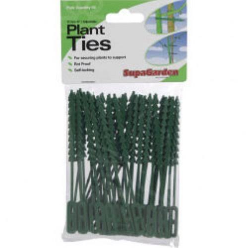 SupaGarden 5" Adjustable Plant Ties (Pk of 50)