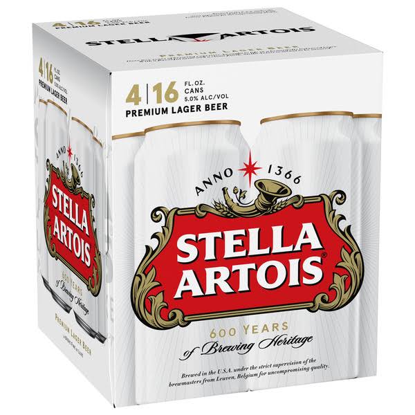 Stella Artois Lager - 16 fl oz