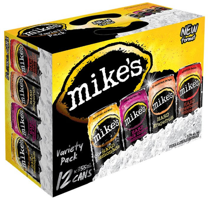 Mike's Hard Flavors Of America Party Pack Malt Beverages - 12 Cans