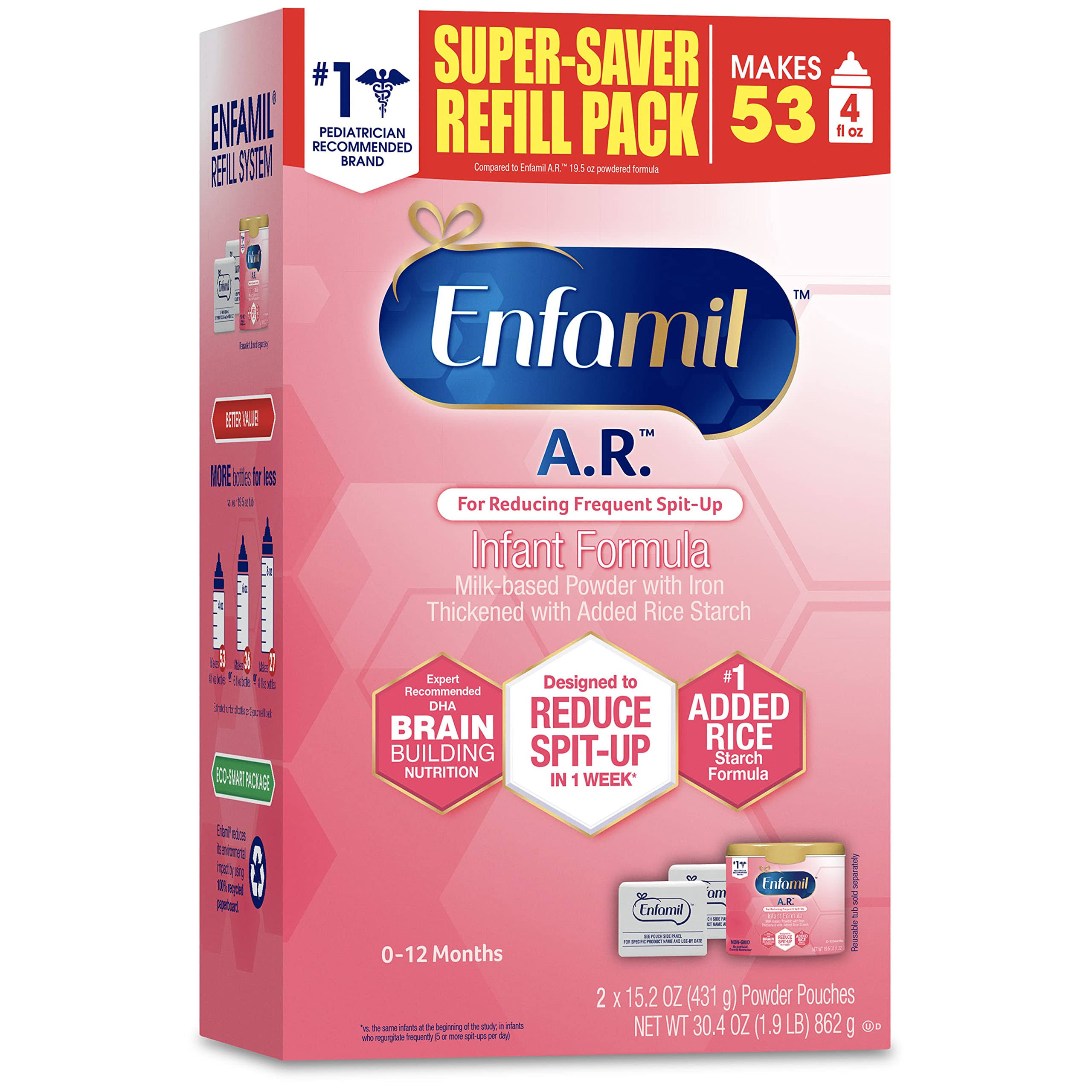 Enfamil A.R. Infant Formula - Clinically Proven to Reduce Spit-Up in