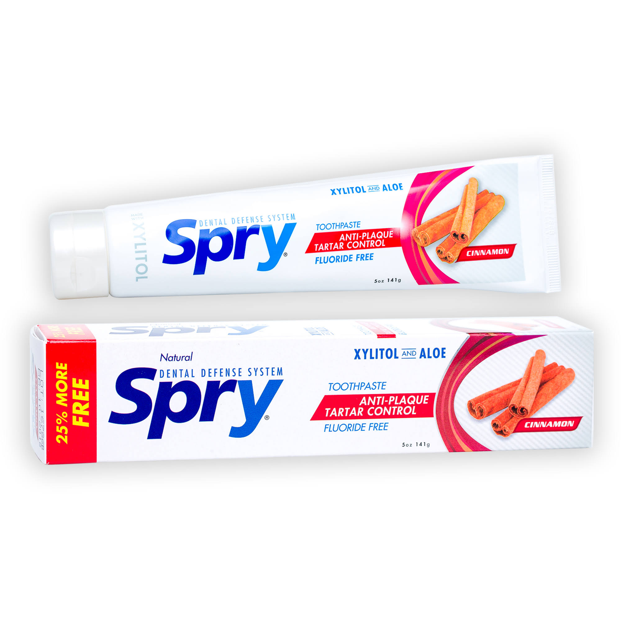 Spry Xylitol Toothpaste - 113g, Cinnamon