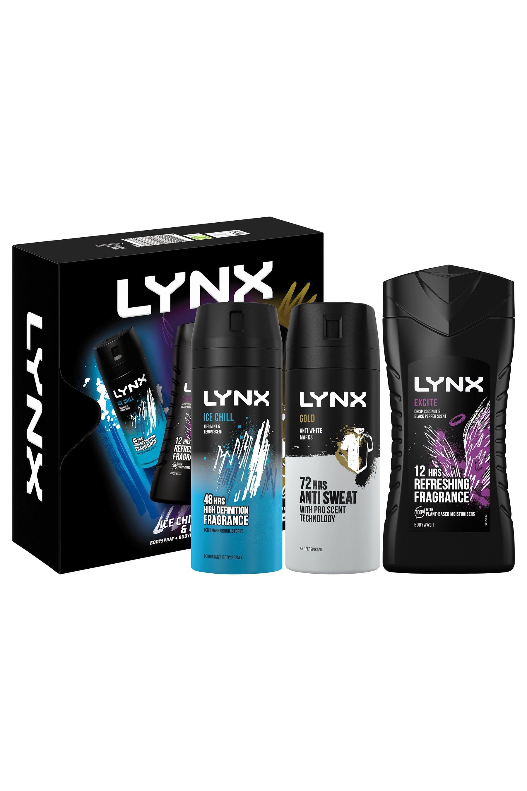 Lynx All-Stars Gift Set For Men Bodyspray, Bodywash & APA Deo