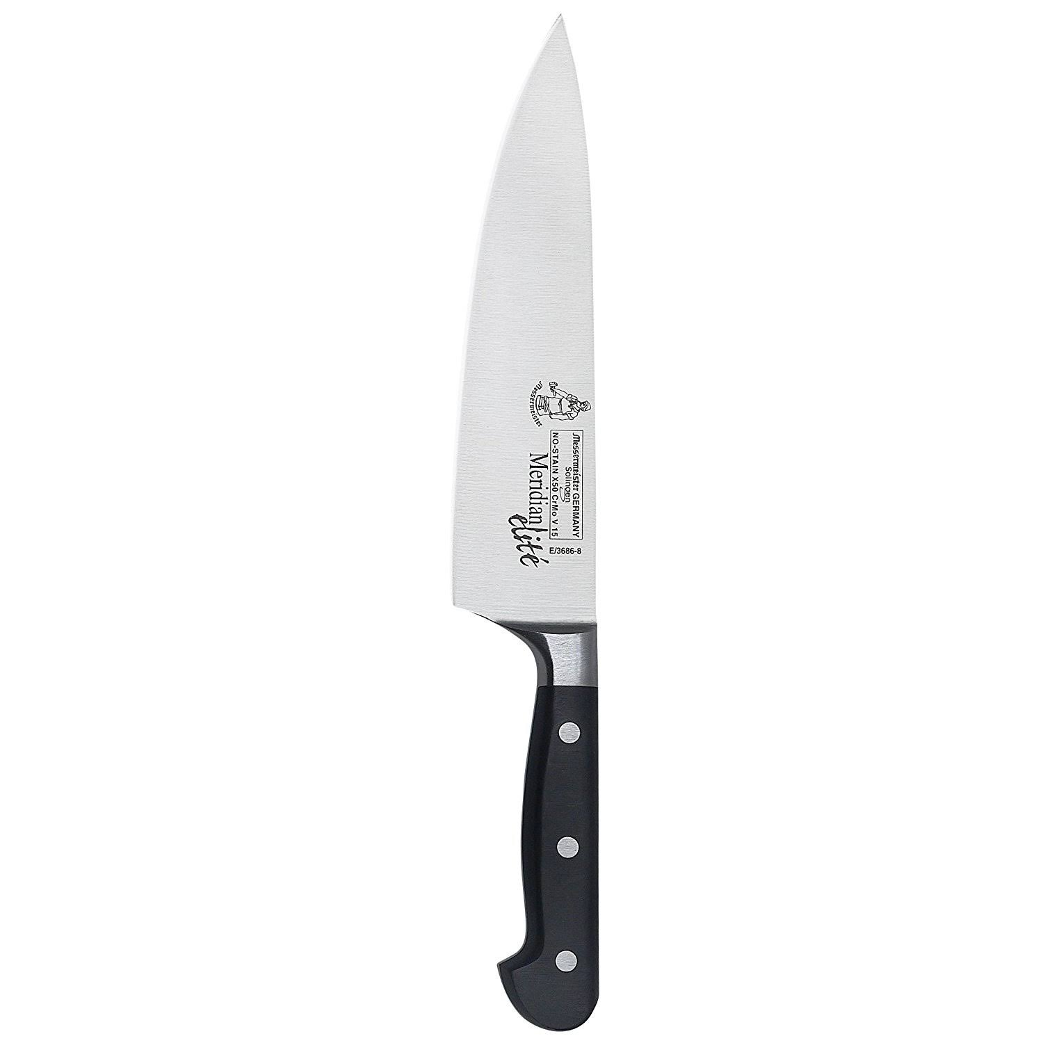 Messermeister Meridian Elite Stealth Chef's Knife, 8-Inch