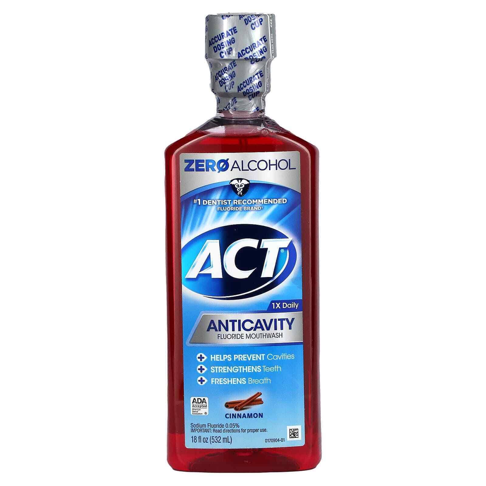 Act Anticavity Fluoride Rinse - Cinnamon, 532ml