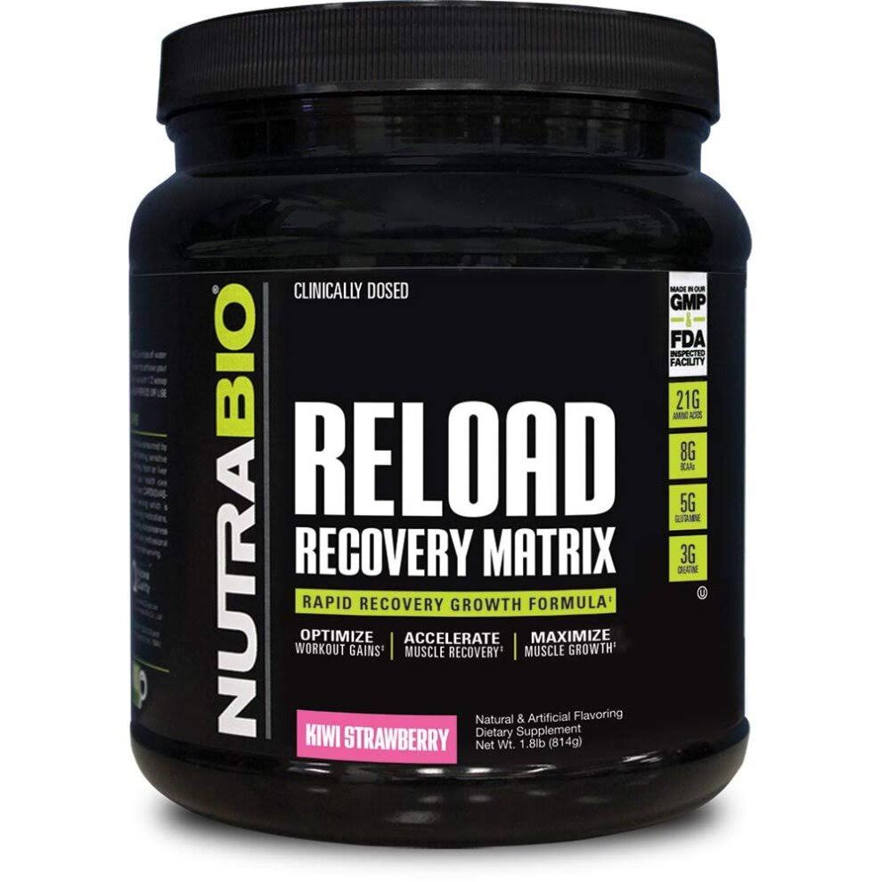 NutraBio Reload ? Post Workout Recovery (30 Servings, Kiwi Strawberry)