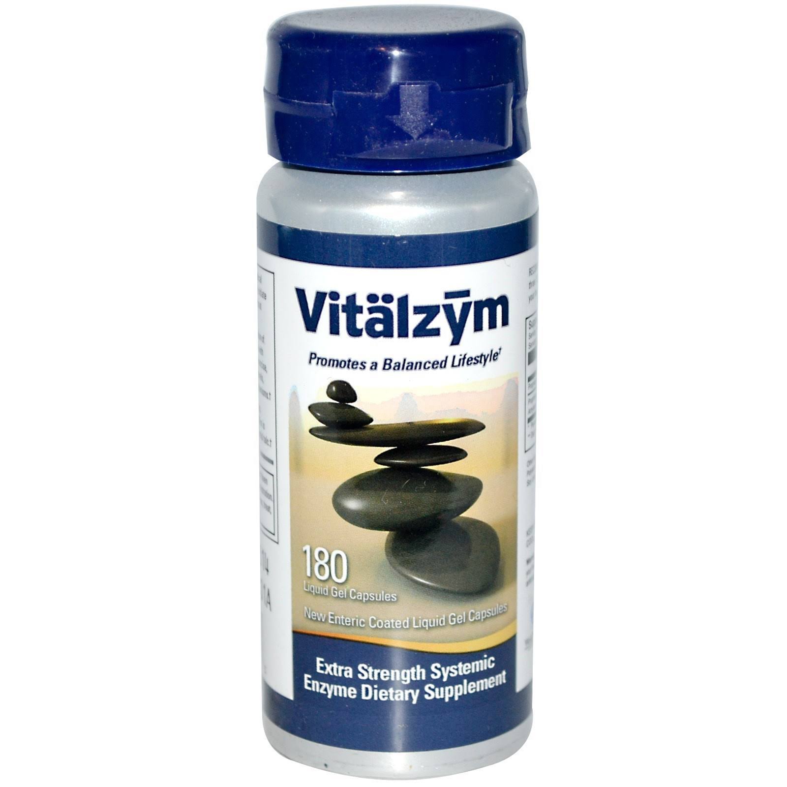 World Nutrition Vitalzym, Extra Strength, Liquid Gel Capsules - 180 capsules