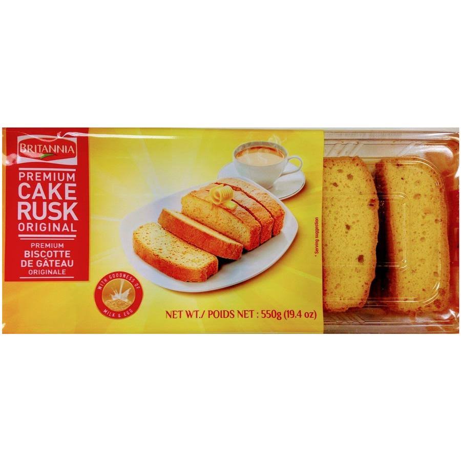 Britannia Premium Cake Rusk - Original, 550g