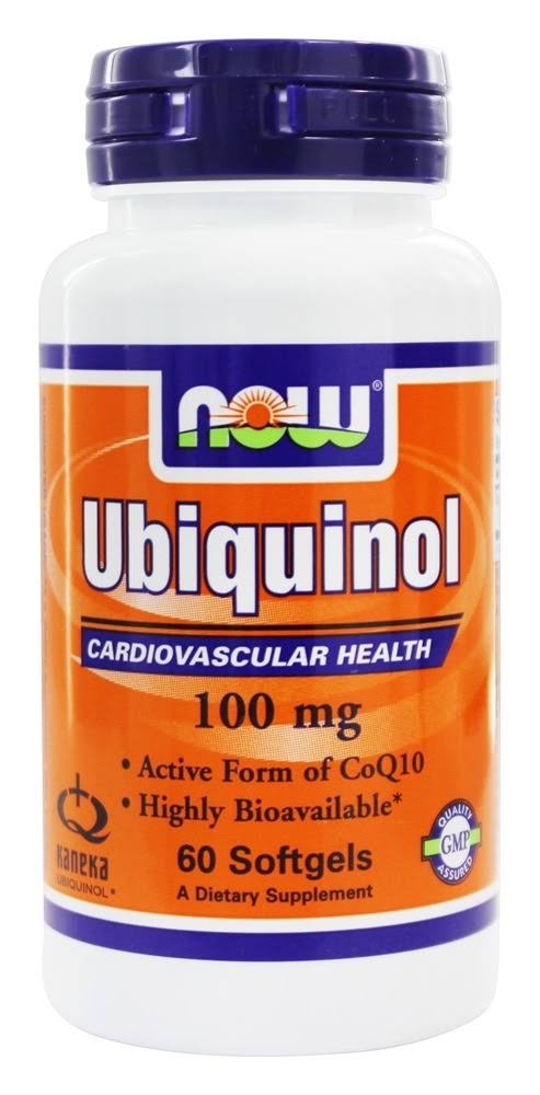 Now Foods, Ubiquinol, 100 mg, 60 Softgels