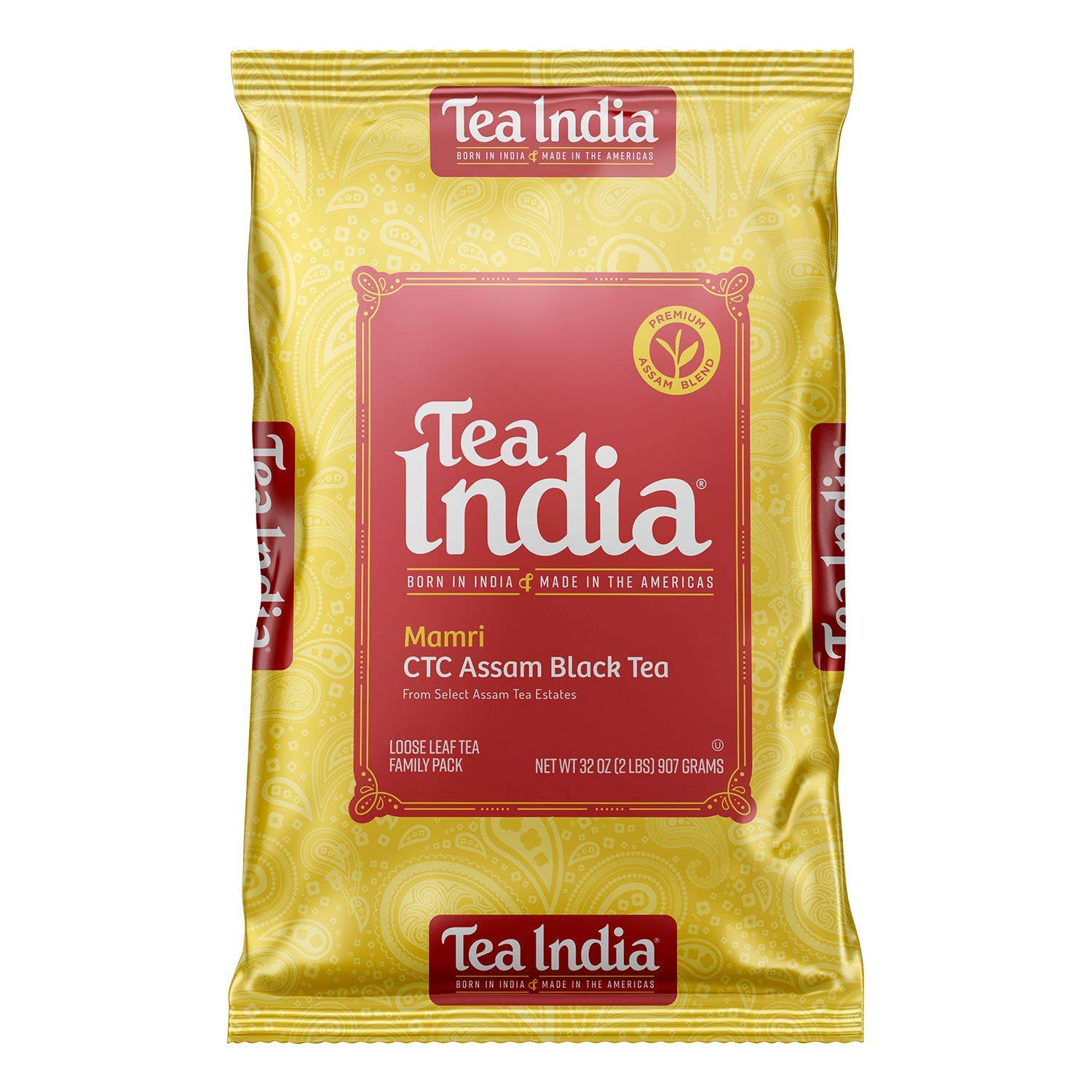Tea India Ctc Ctc2 Lb Assam Loose Black Tea, 2lbs. Packaging May Vary.