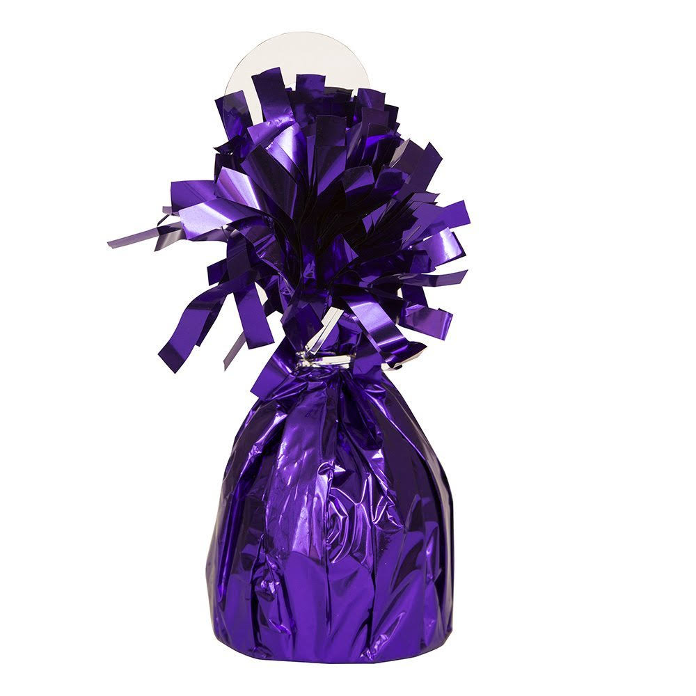 Unique Foil Balloon Weight - Purple
