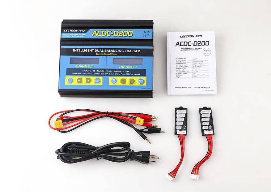 Duo Max - 200W 10A Two-Port Multi-Chemistry Balancing Charger (LiPo/LiFe/LiHV/NiMH)