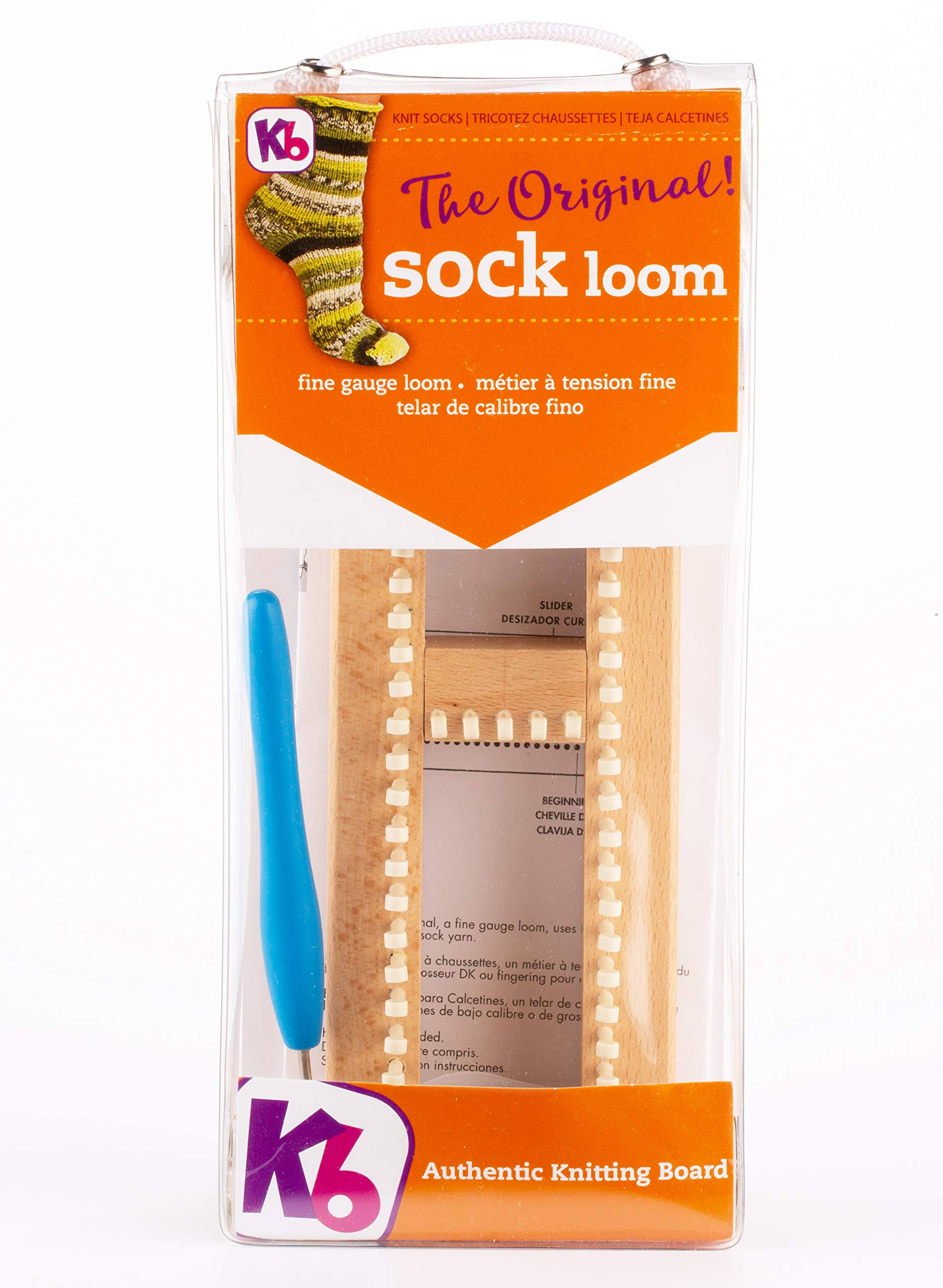 Knitting Board Sock Loom Adjustable 9"x3"