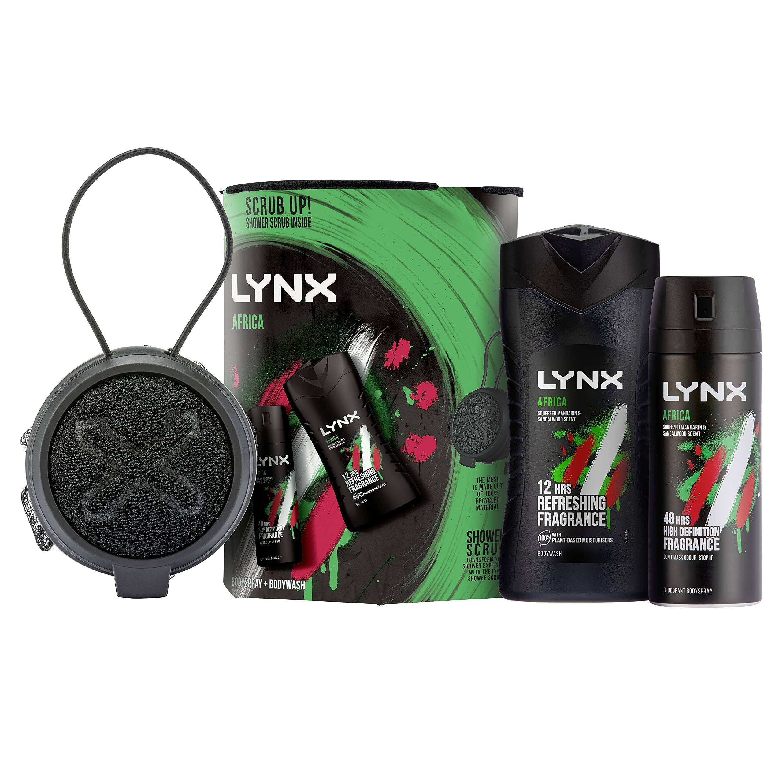 Lynx Africa Duo & Body Scrub Gift Set