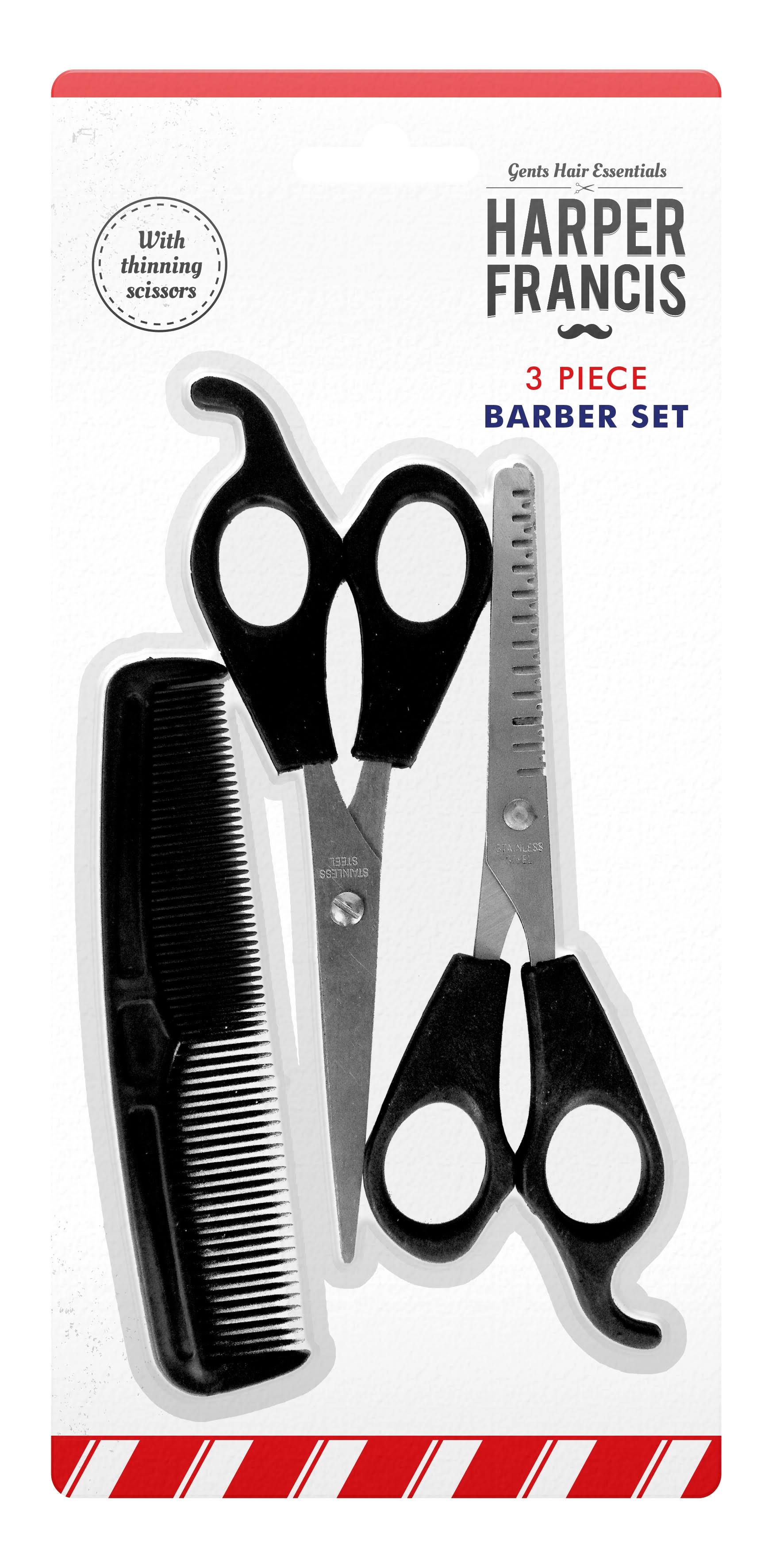 Harper Francis Thinning Cutting Scissors & Comb Barber Hair Dressing Salon Set