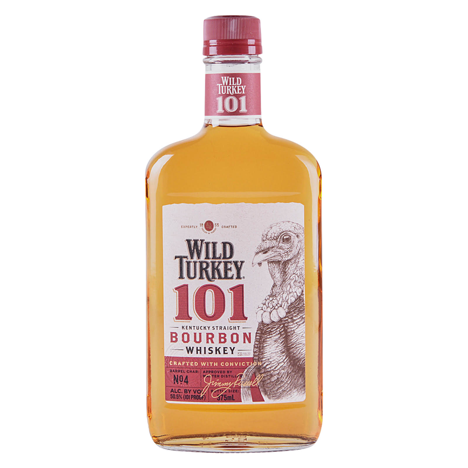 Wild Turkey Whiskey, Kentucky Straight Bourbon, 101 - 375 ml