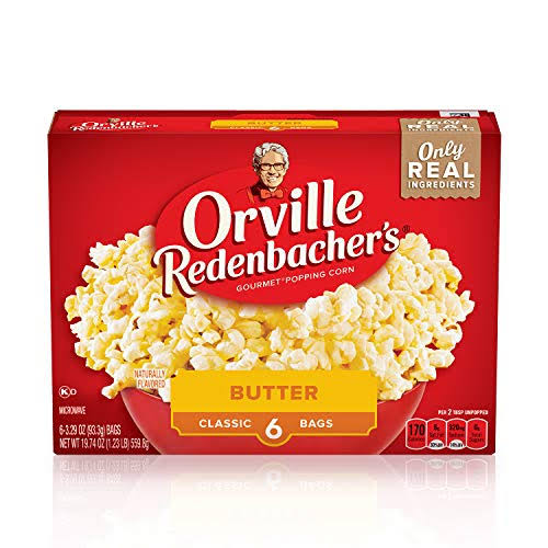 Orville Redenbacher's Pop Up Bag Popcorn - Butter, 3.3oz, 6pk