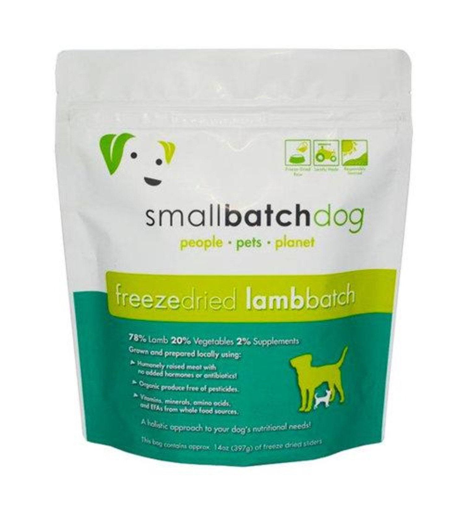 Smallbatch Lamb Sliders 14oz Freeze Dried Dog Food
