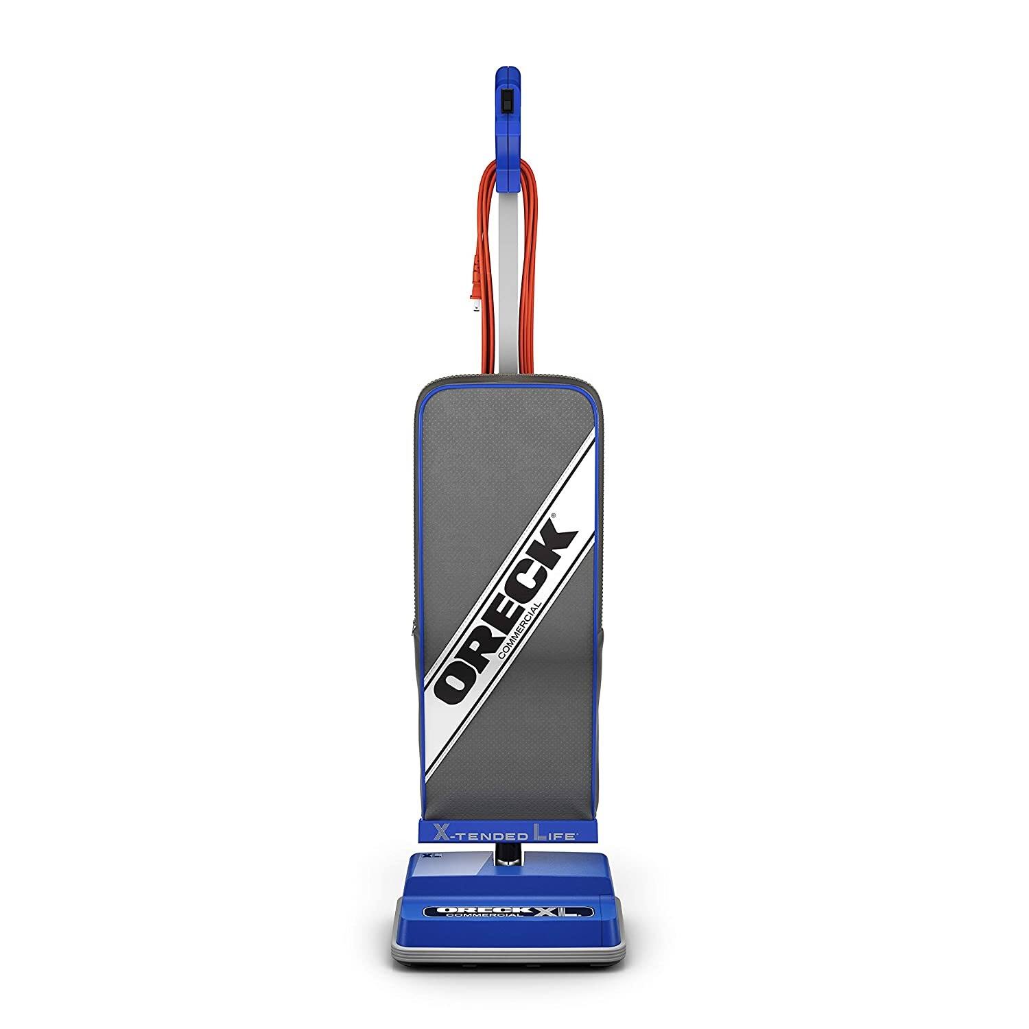 Oreck Commercial Upright Vacuum - Blue, Grey