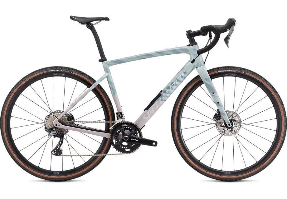 Specialized 2021 Diverge Comp Carbon - Gloss Ice Blue/Size - 54