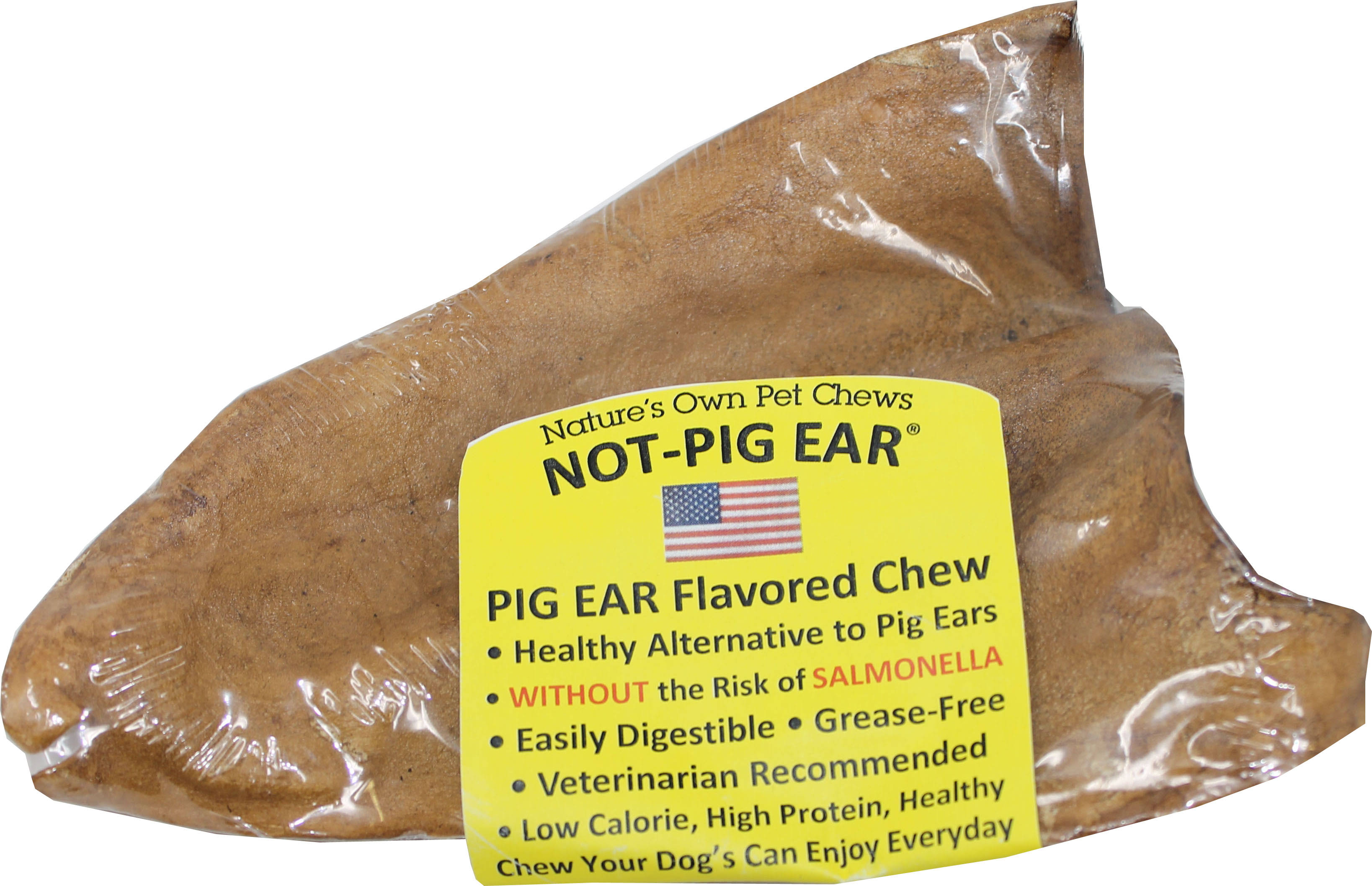 50 Best Buy Bones 00123 USA not-pig Ear All Natural Non-greasy Chew Treat, Pork, Large ($1.94 @ 50 min)