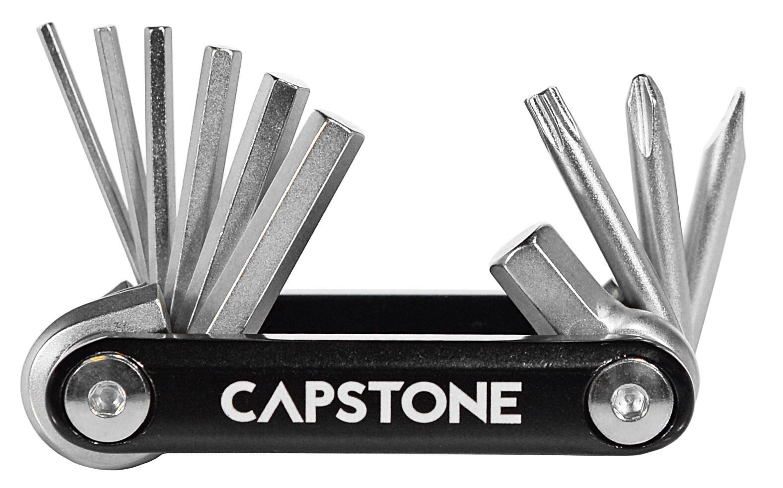 Capstone 65114 Folding Multi Bike Tool - Black, 10 Function