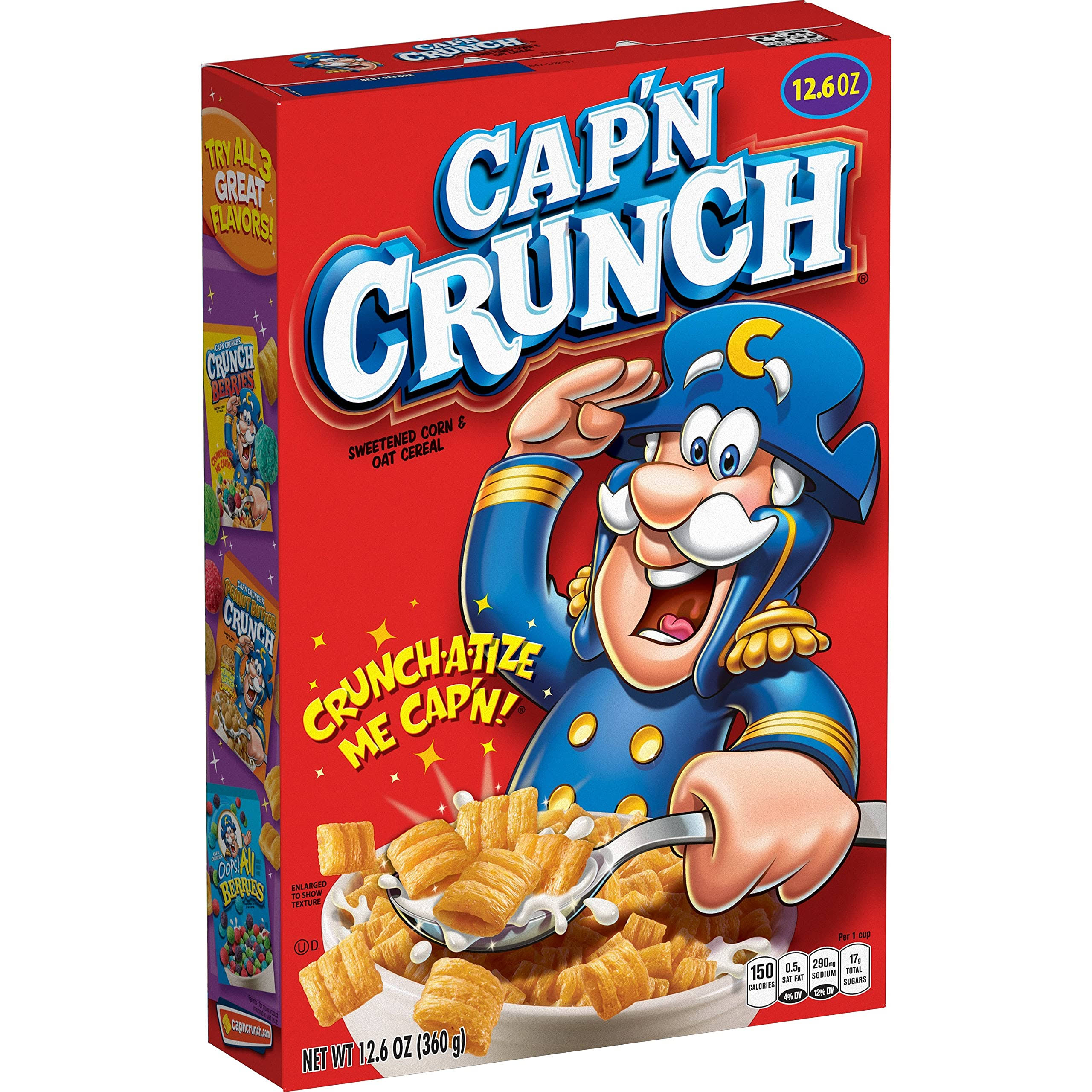 Cap'n Crunch Sweetened Corn & Oat Cereal - 12.6 oz