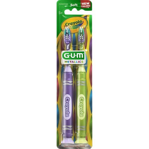 Crayola Kid Toothbrush - Soft, 2 pk