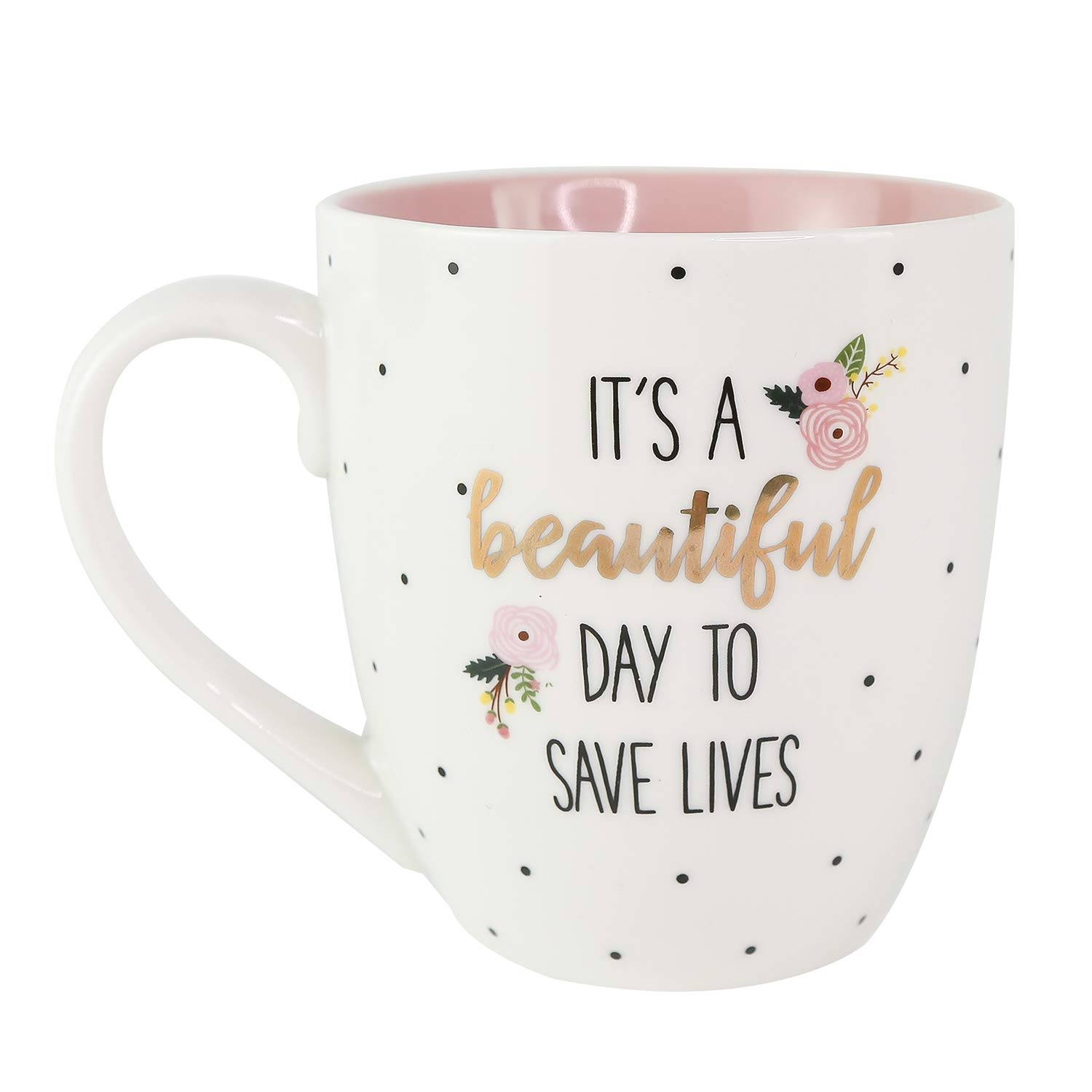It's a Beautiful Day to Save Lives Ceramic Mug