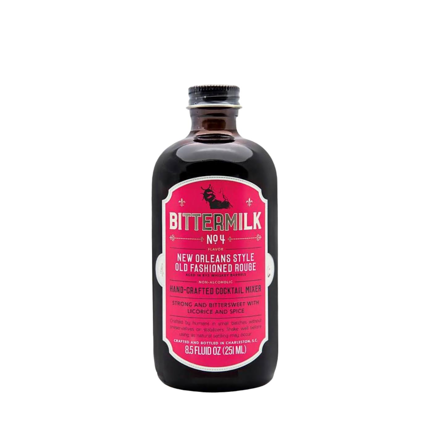 Bittermilk No.4 New Orleans Style Old Fashioned Rouge Cocktail - 8.5oz