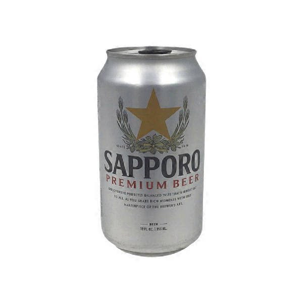 Sapporo Premium Beer - 1 pt 4.3 fl oz (20.3 oz) 600 ml