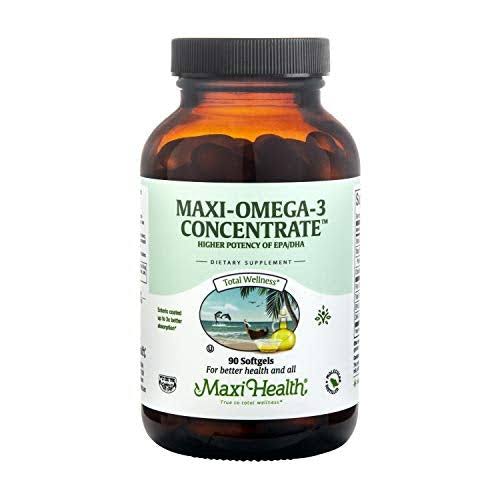 Maxi Health Maxi Omega-3 Concentrate Fish Oil - 90 Capsules