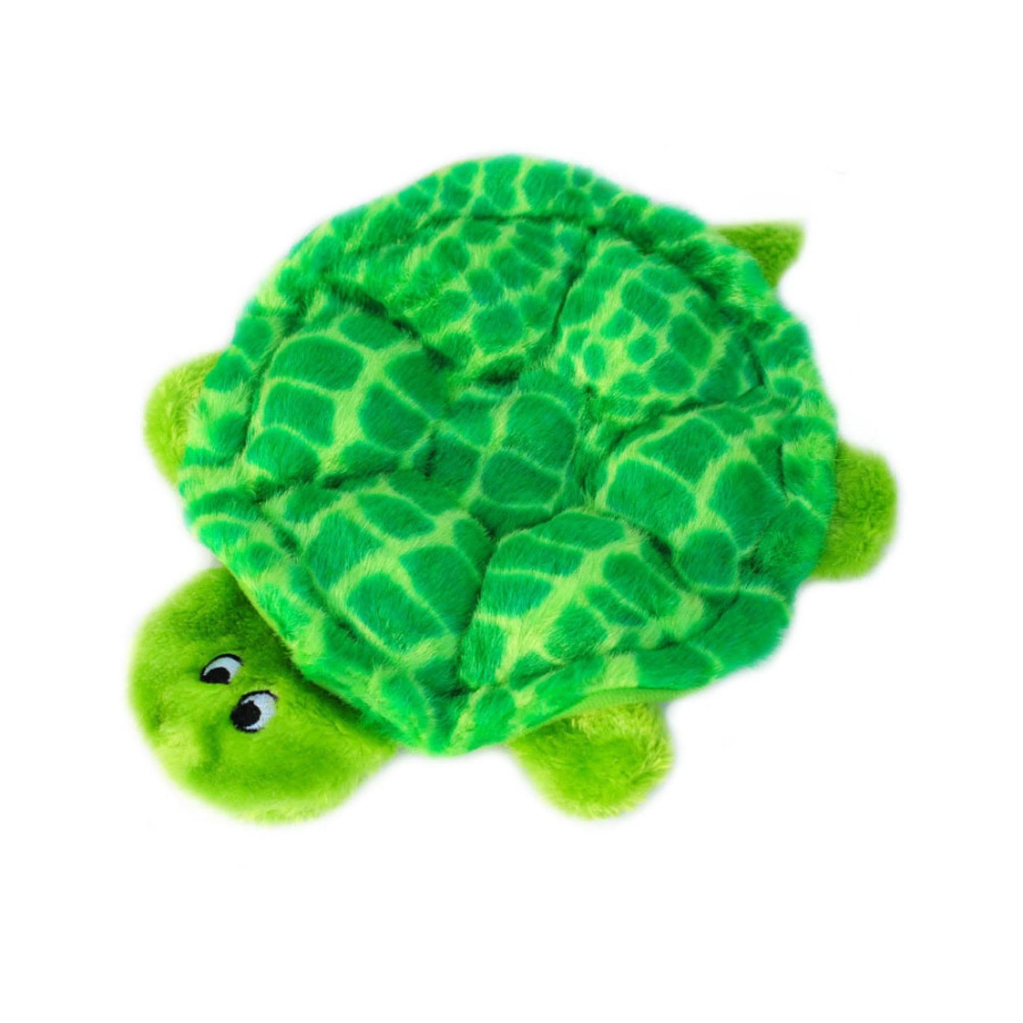 ZippyPaws Squeakie Crawler Squeaker Plush Dog Toy - Turtle