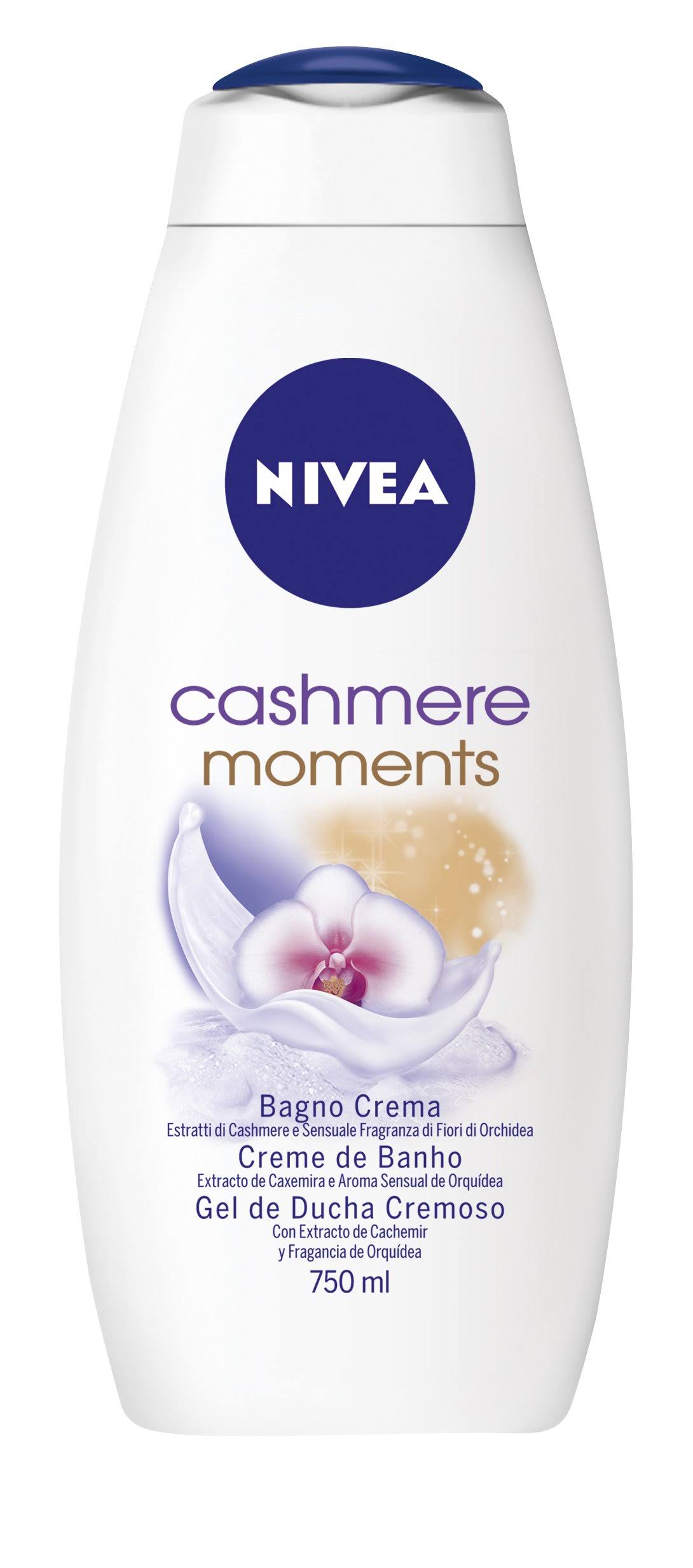 Nivea Care and Cashmere Bath Cream - 750ml