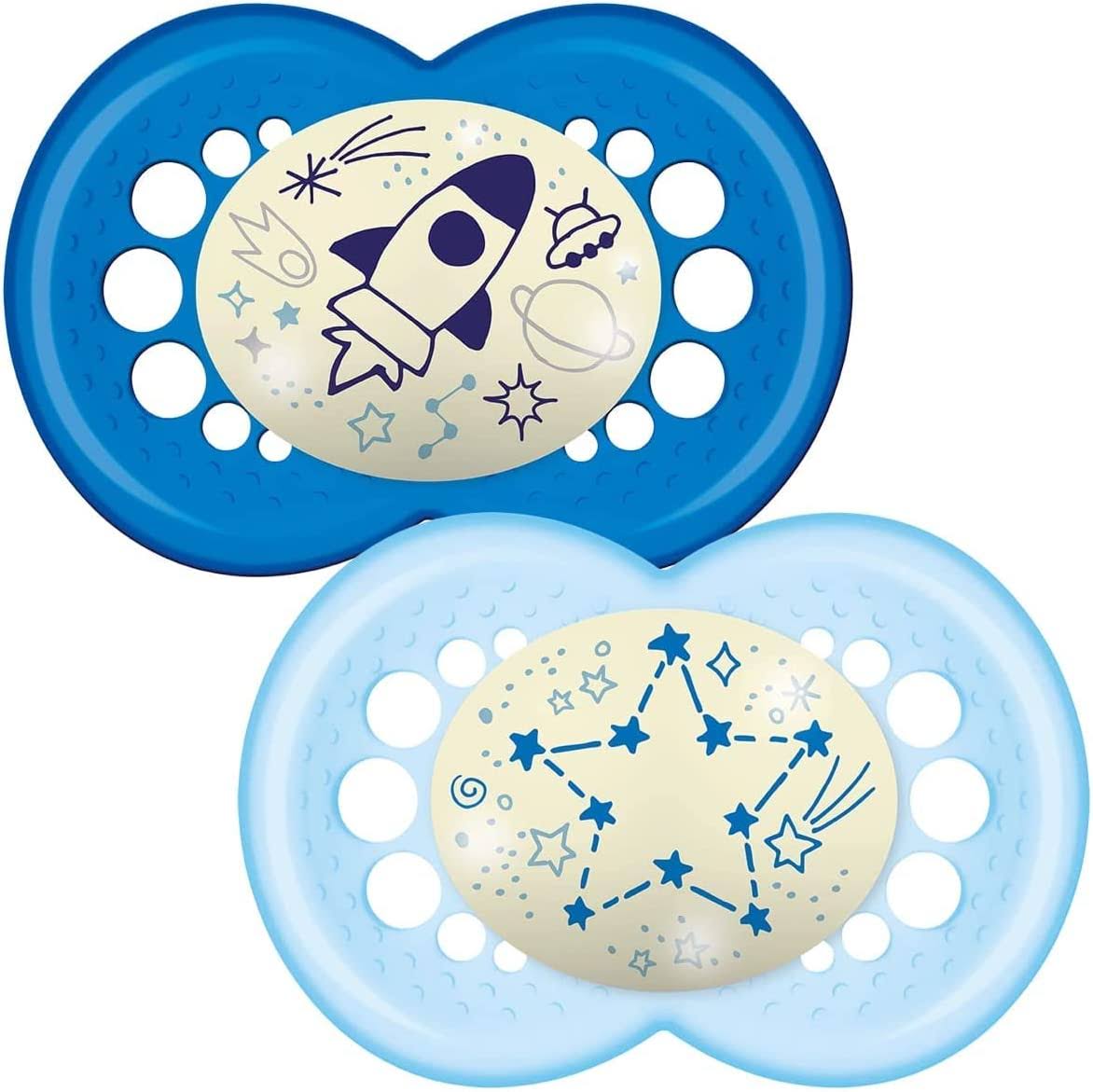 MAM Night 12+m Soother - Blue