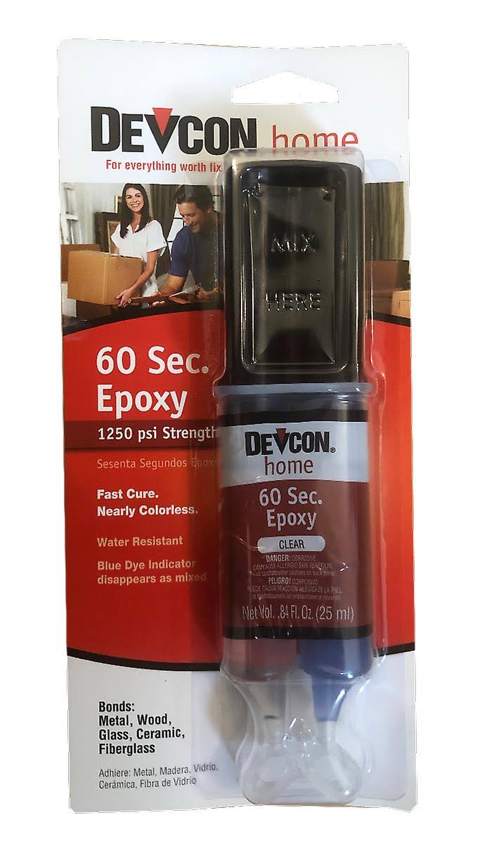 Devcon 60 Second Epoxy - Clear, 25ml