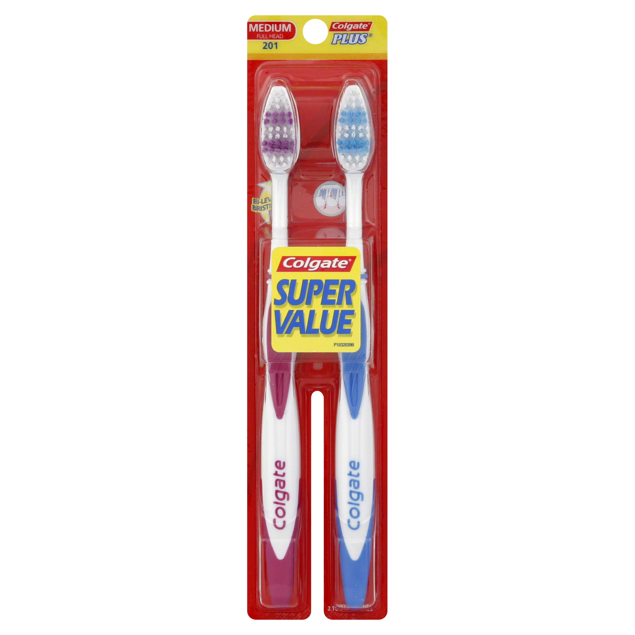 Colgate Plus Toothbrush - Twin Pack