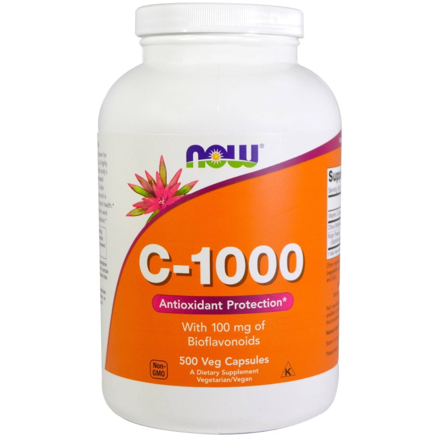 Now Foods Vitamin C-1000 Supplement - 500 Capsules