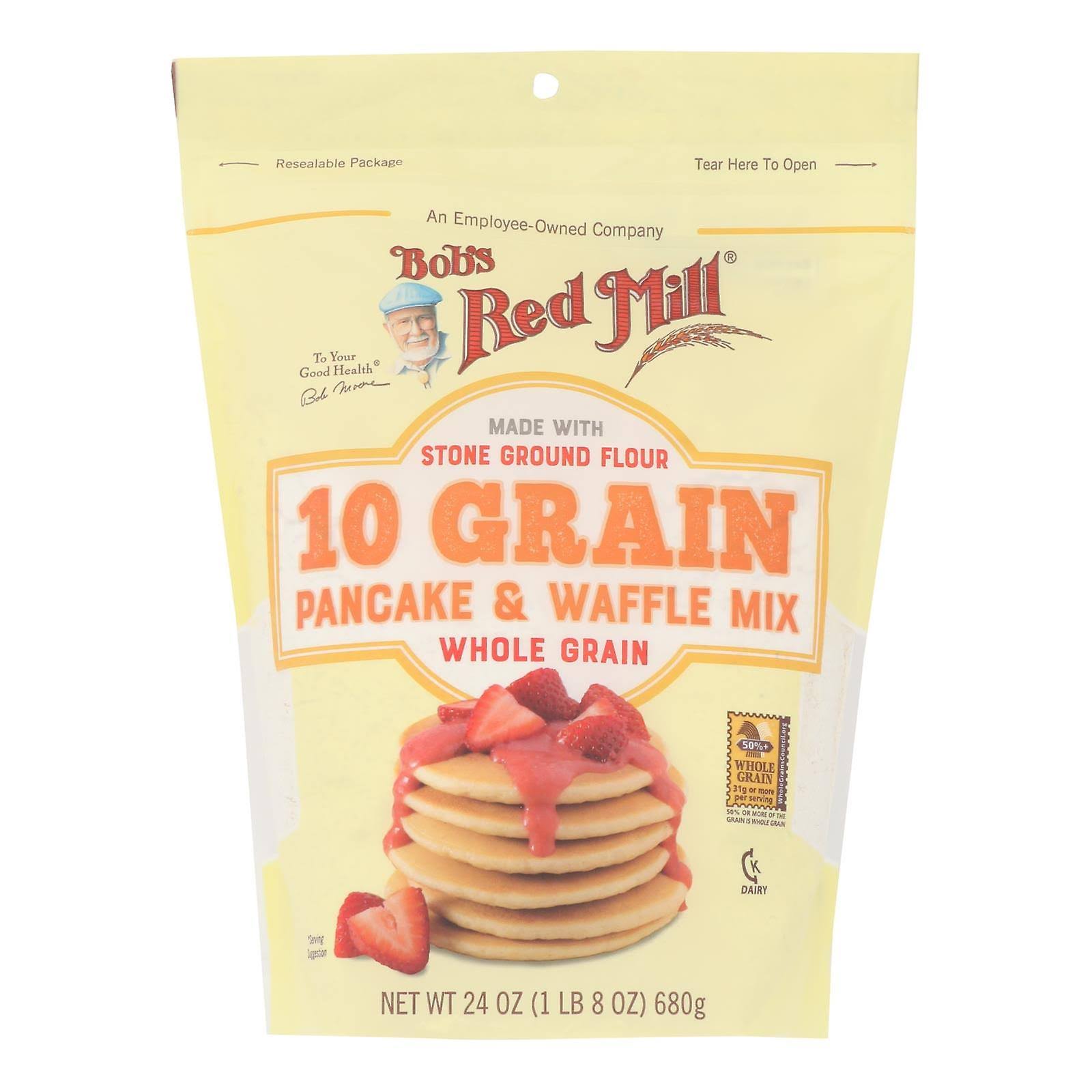 Bob's Red Mill 10 Grain Pancake & Waffle Mix, 24 Oz