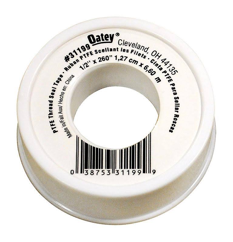 Oatey 31199 PTFE Thread Seal Tape - White, 1/2"x260"