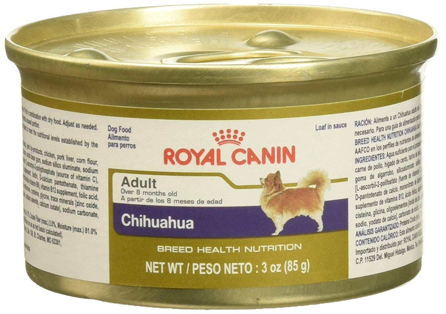 Royal Canin Breed Health Nutrition Chihuahua Loaf in Sauce Canned