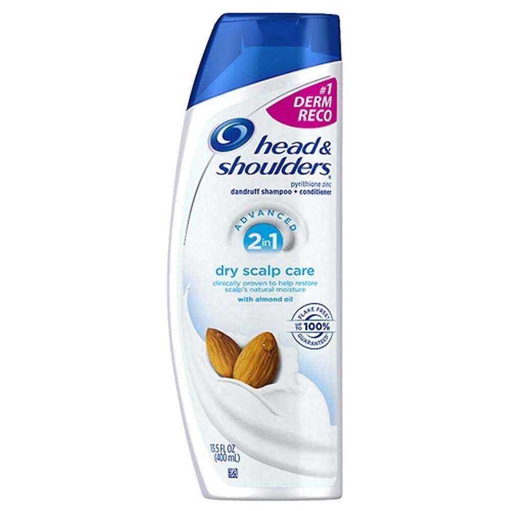 Head & Shoulders 2in1 Dry Scalp Care Dandruff Shampoo - 13.5oz, Almond Oil