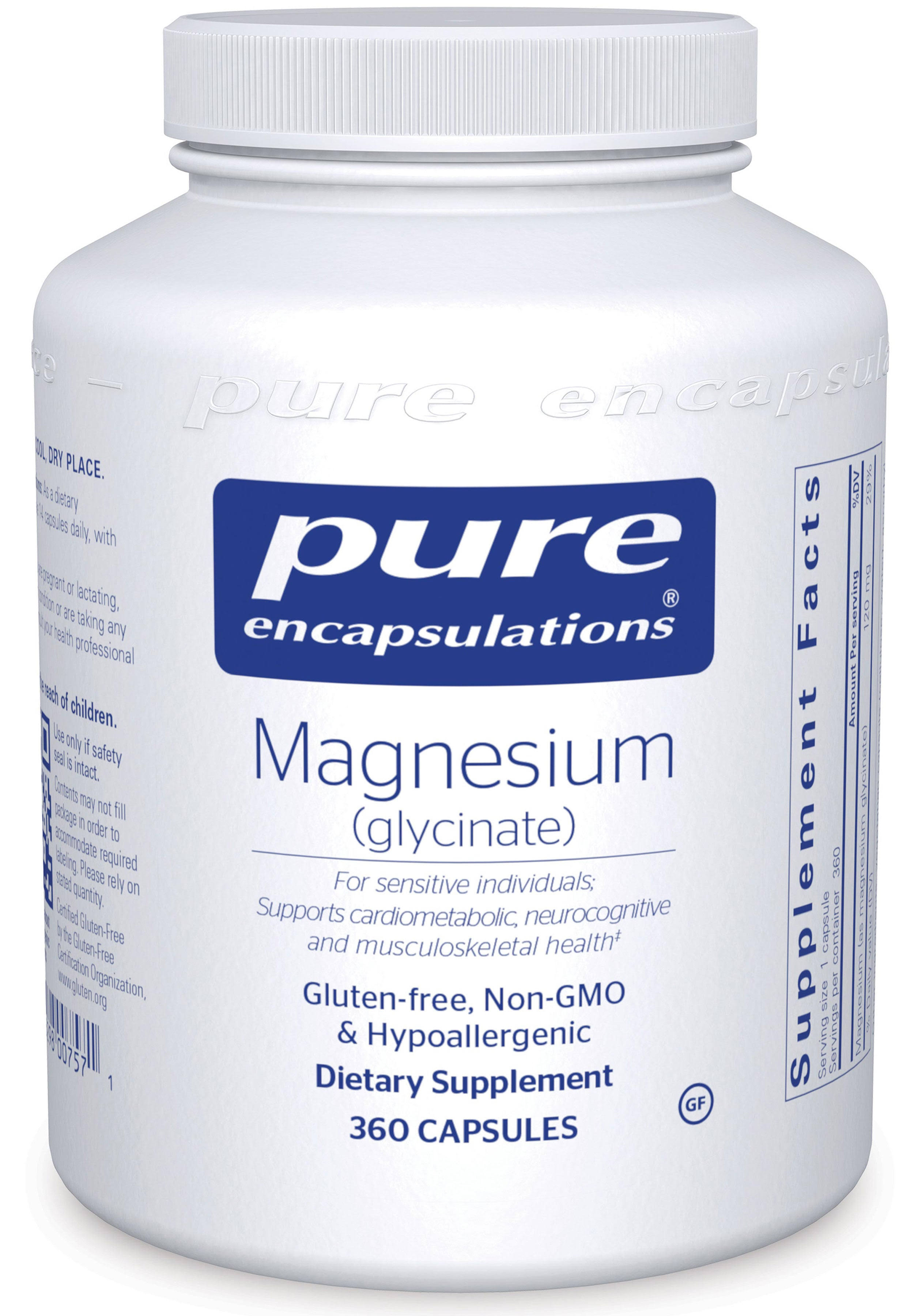 Pure Encapsulations Magnesium Glycinate Supplement - 360ct