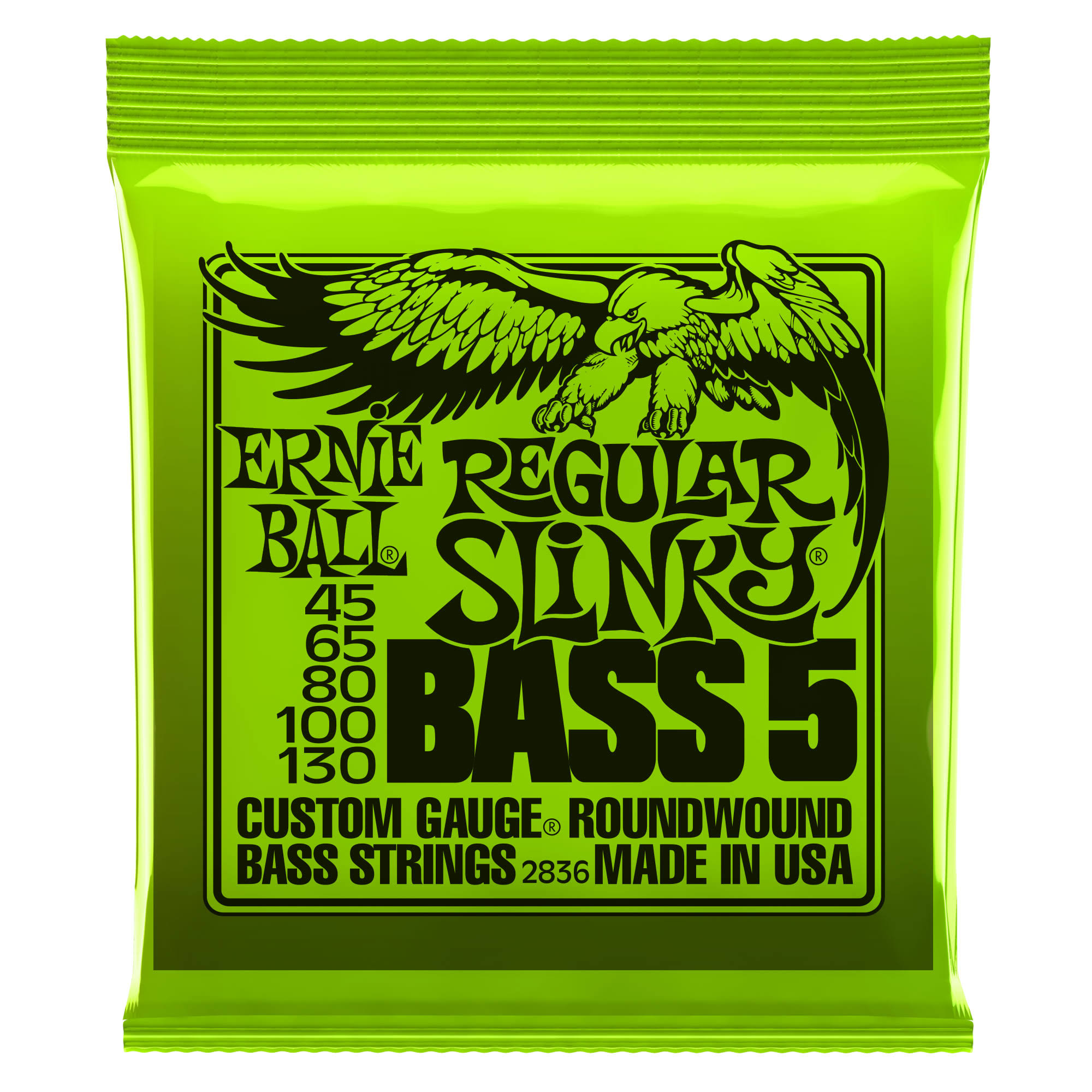 Ernie Ball 2836 Regular Slinky Nickel Wound Bass Set - 5 String