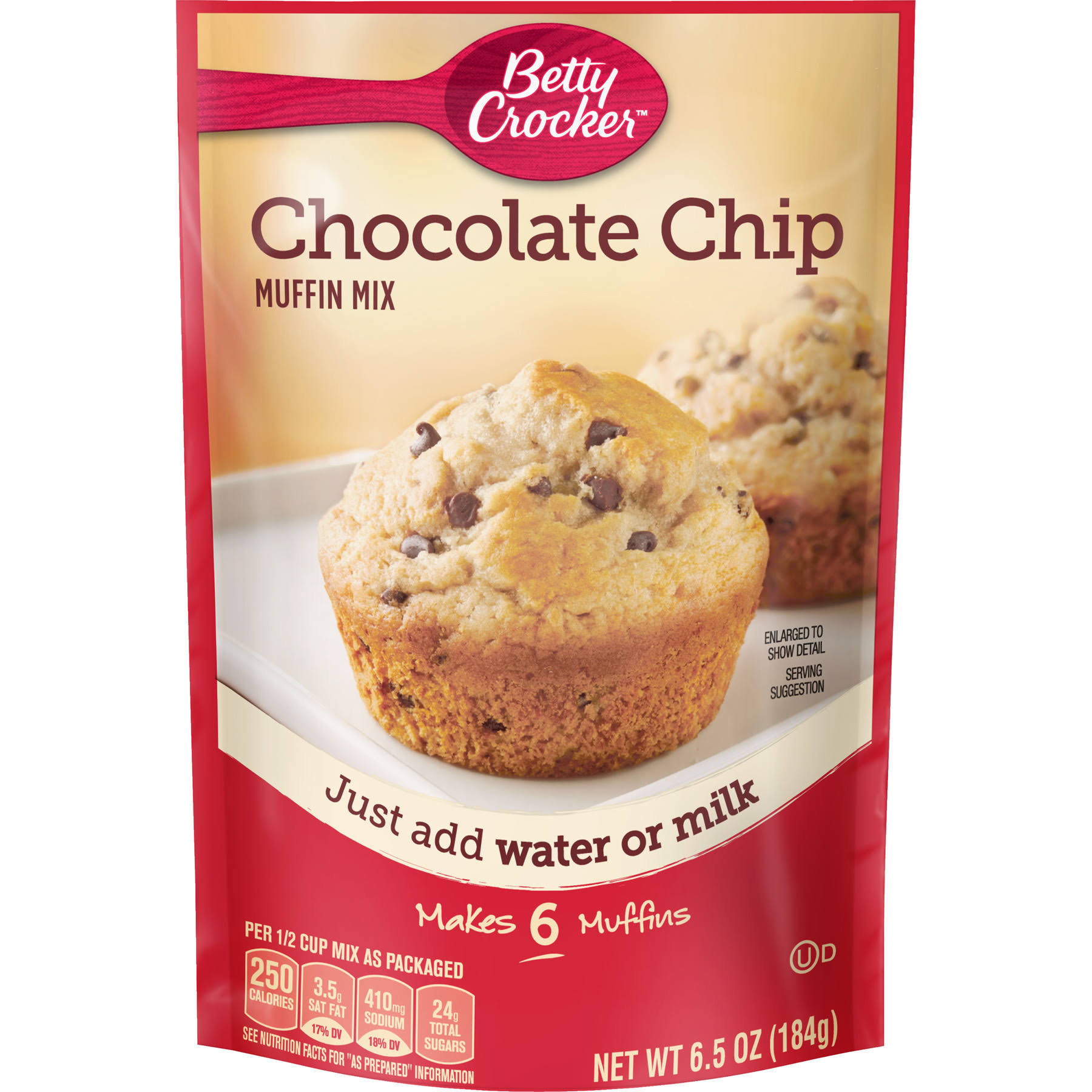 Betty Crocker Chocolate Chip Muffin Mix - 184g