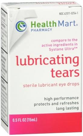 Health Mart Lubricating Tears Sterile Lubricant Eye Drops - 15 ml