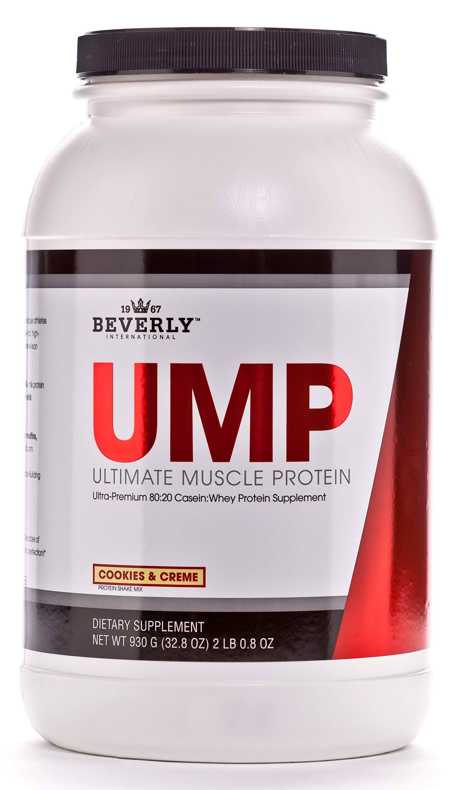 Beverly International UMP Ultimate Muscle Protein Powder - Cookies & Creme, 32.8 Oz