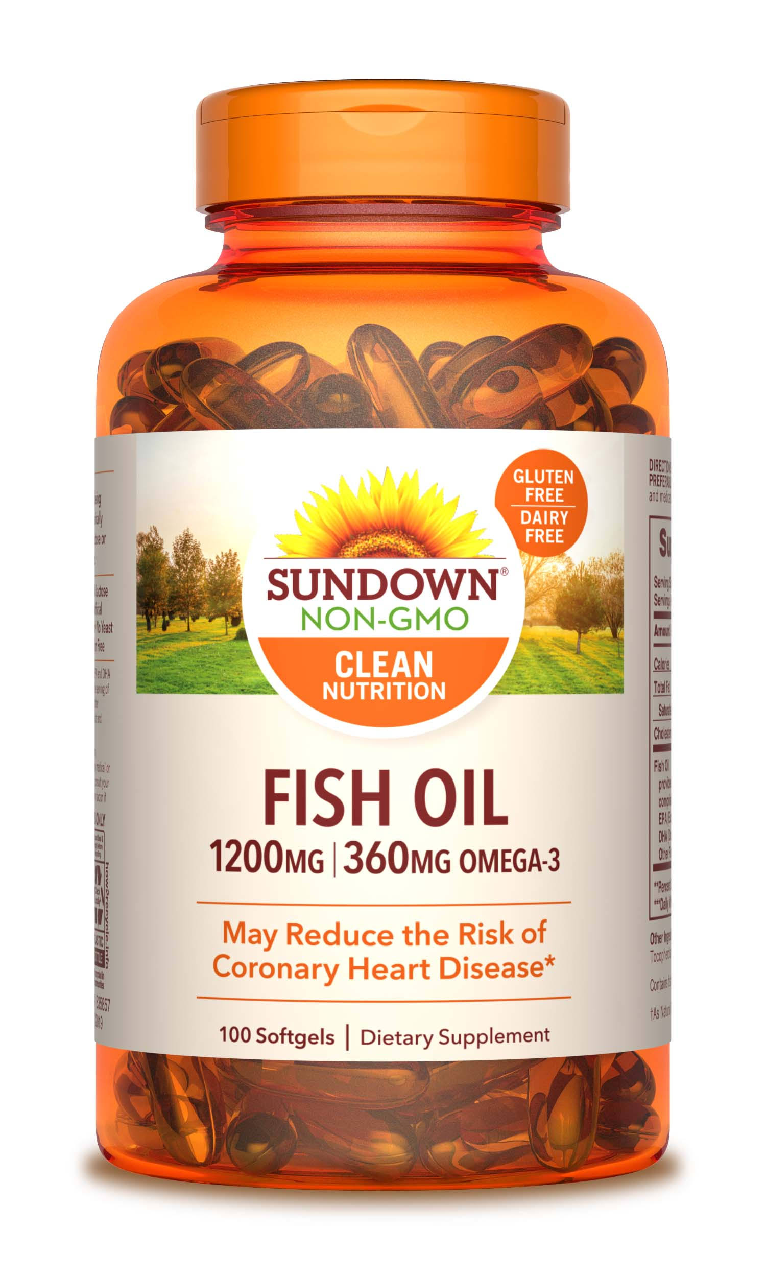 Sundown Naturals Extra Strength Fish Oil - 1200mg, 90 ct
